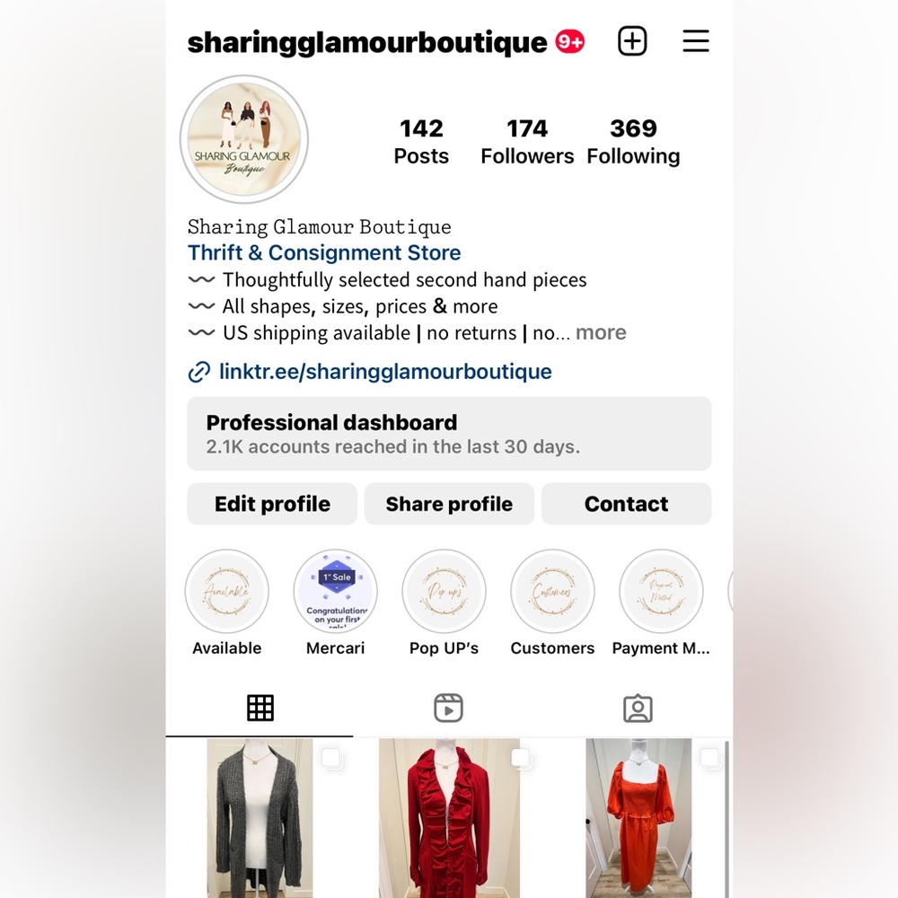 Follow me on Instagram @sharingglamourboutique